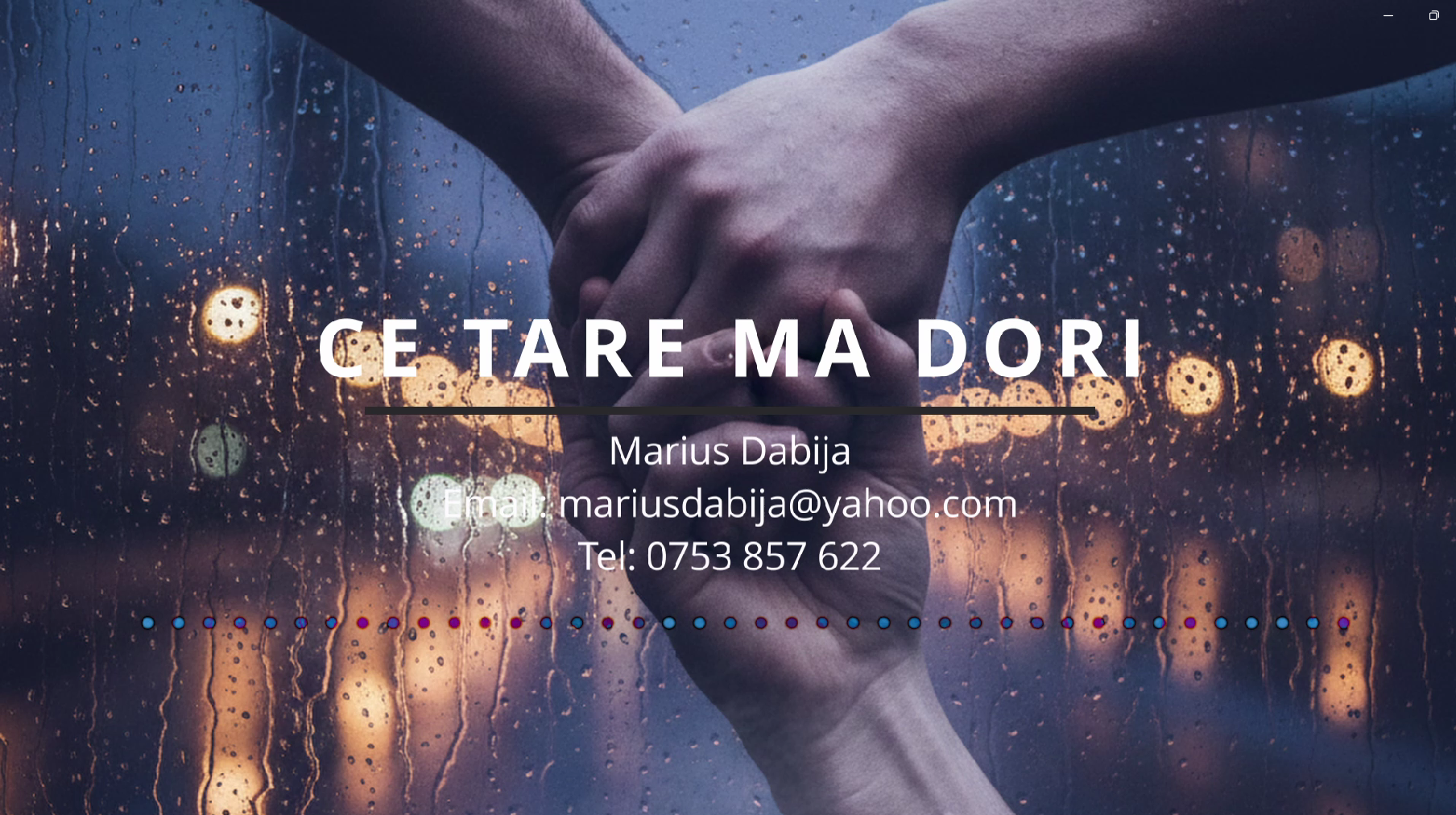 Ce tare mă dori